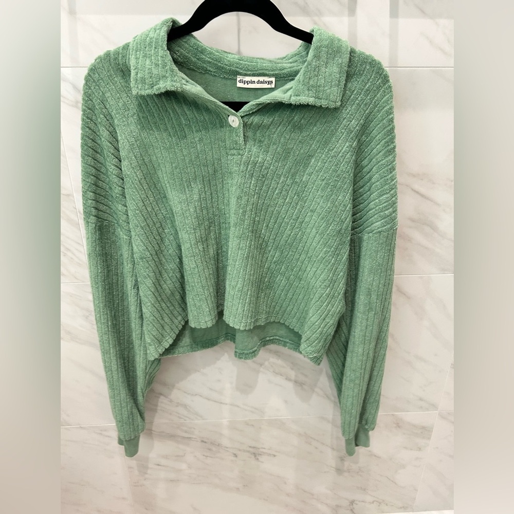 Dippin' Daisy's Sage Ribbed Top